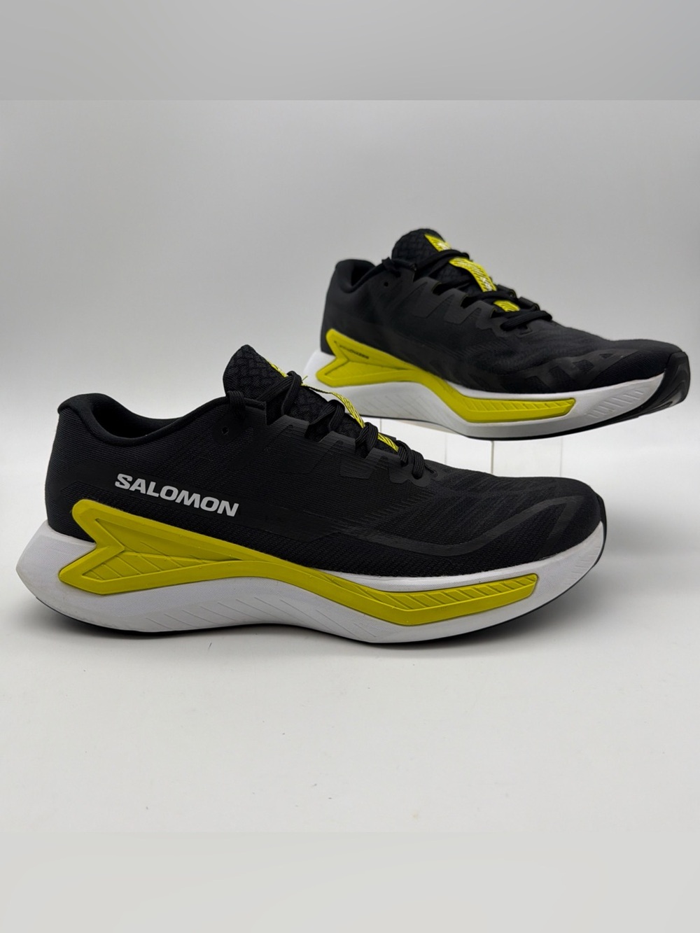Salomon DRX Bliss 2 Stability Road Running Shoes Mens 12.5 Black Gym Sneakers